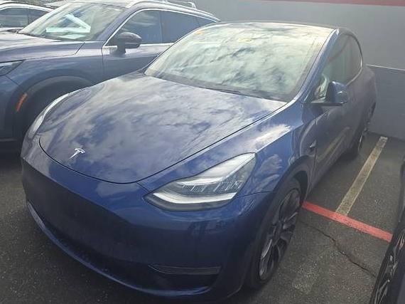 TESLA MODEL Y 2020 5YJYGDEF1LF015163 image